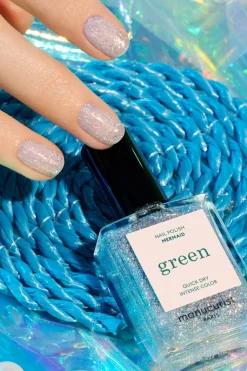 Best Manucurist Vernis green Les paillettés