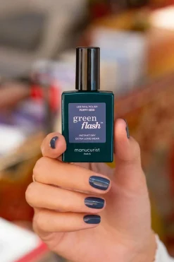 Hot Manucurist Vernis semi-permanent Green Flash Les marrons, gris & noirs