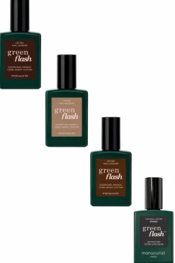 Hot Manucurist Vernis semi-permanent Green Flash Les marrons, gris & noirs