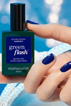 Clearance Manucurist Vernis semi-permanent Green Flash Les bleus