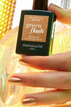 Discount Manucurist Vernis semi-permanent Green Flash Les pailletés