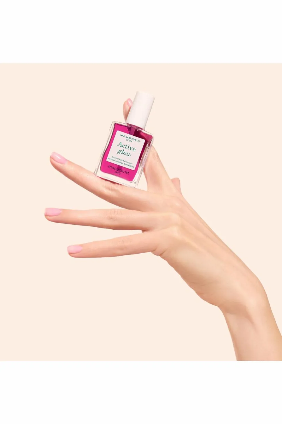 Sale Manucurist Vernis soin ultra-brillant Active Glow Grape