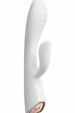 Hot Dorcel Vibromasseur chauffant Flexi Rabbit blanc