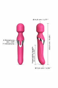 Best Dorcel Vibromasseur Dual Orgasm Wand rose